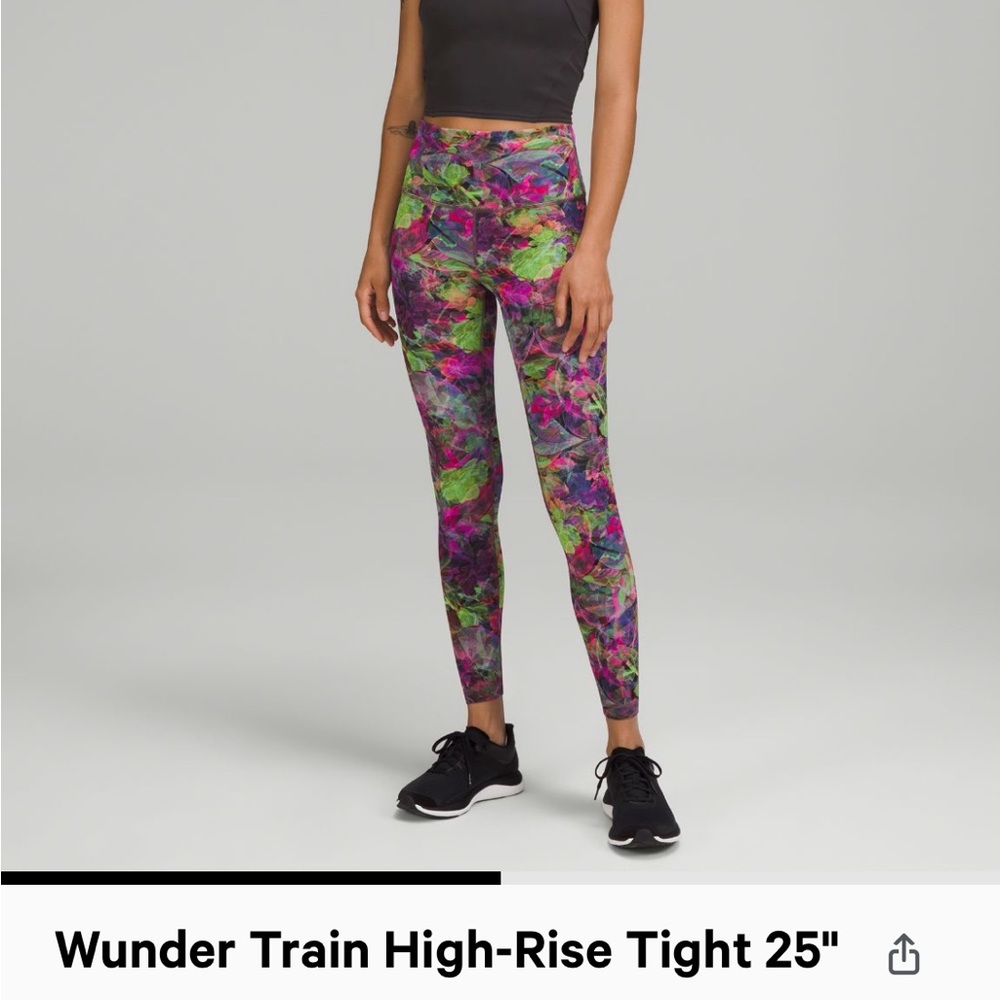 lululemon wunder train 25” legging